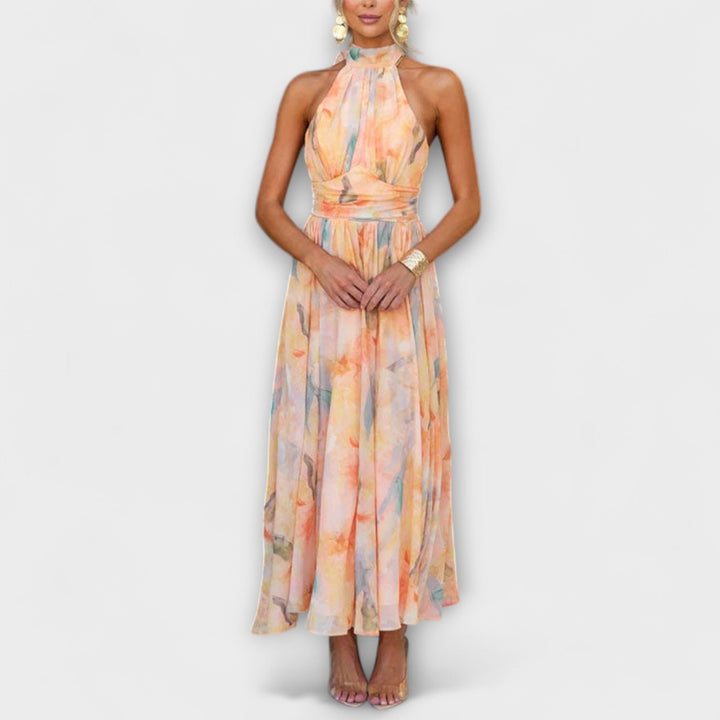 Athena™ | Halter Neck Maxi Dress