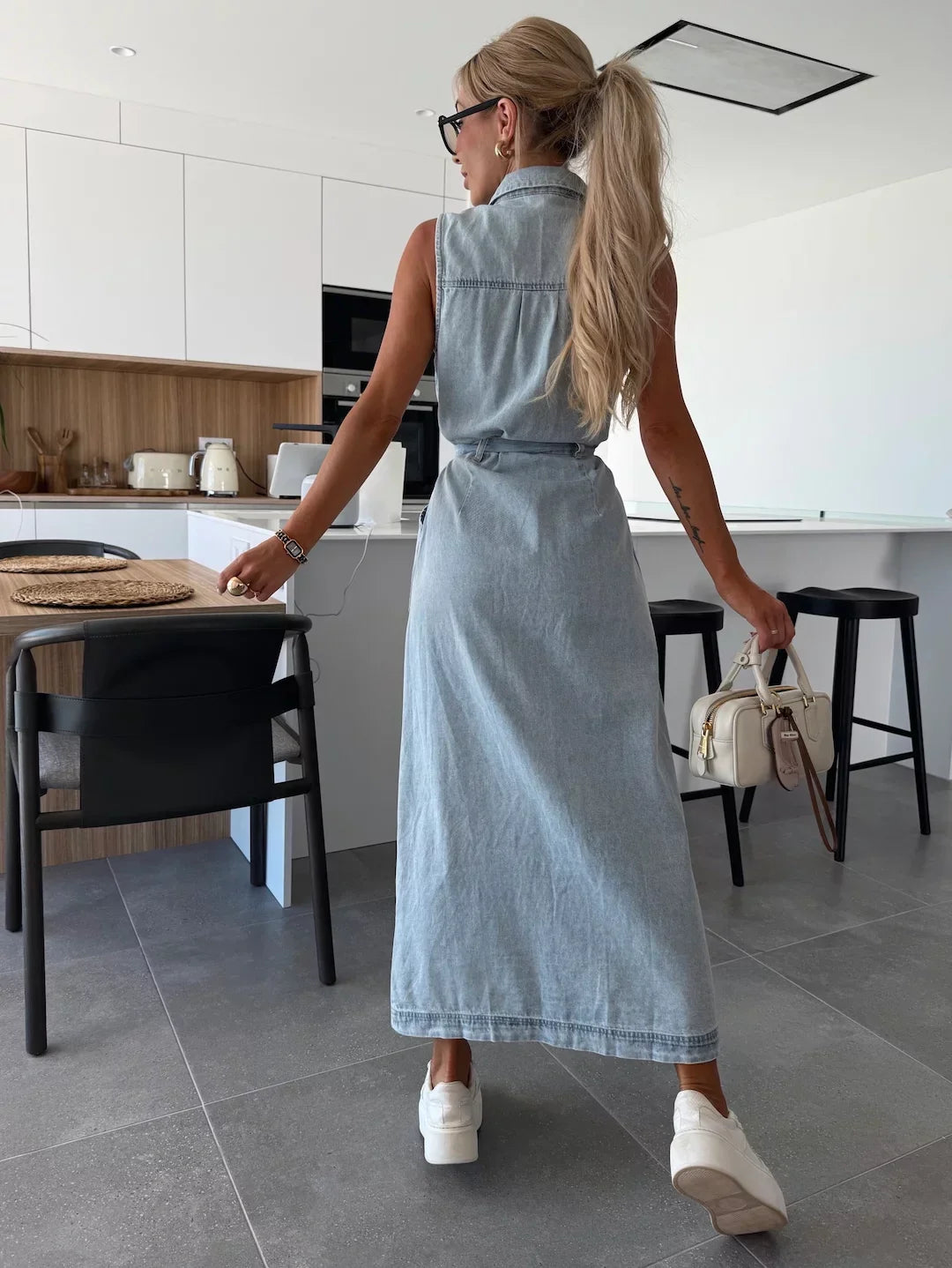 Louisa™ | Maxi Denim Dress