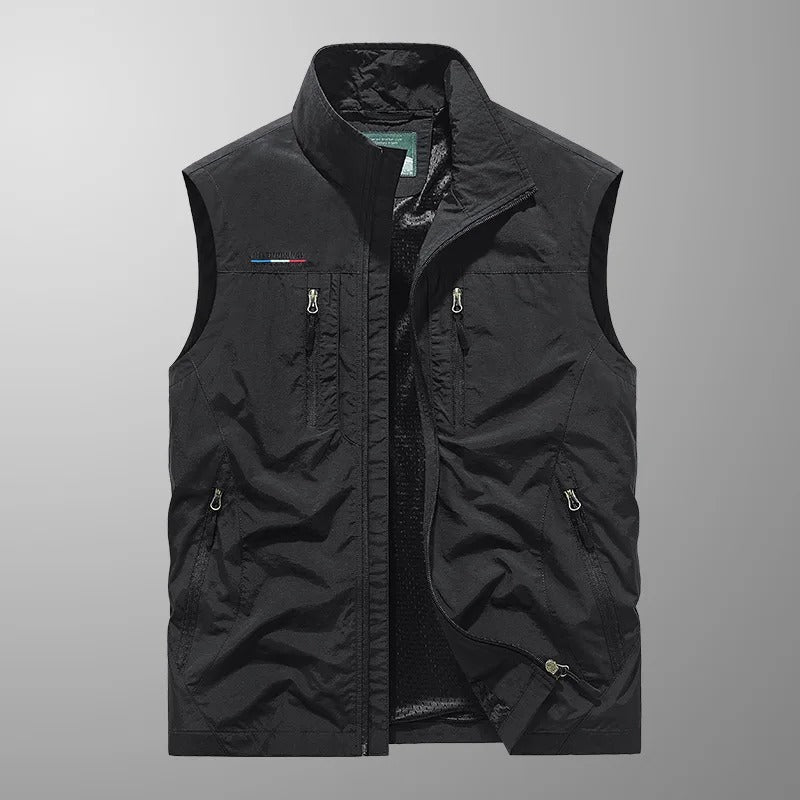 Seth™ | Breathable Cargo Waistcoat with Multiple Pockets
