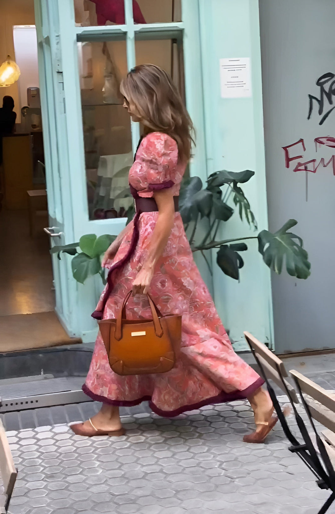 Khloe™ | Elegant Pink Maxi Dress