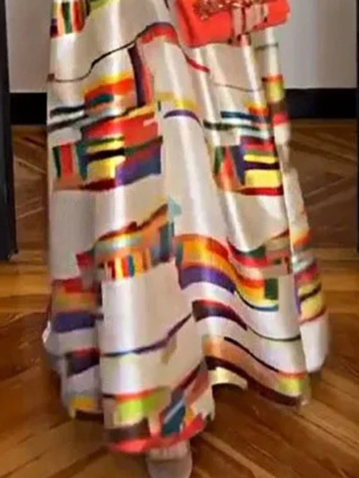 Isabeau™ | Geometric Maxi Dress