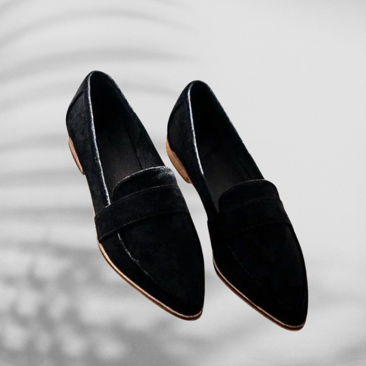 Melanie™ | Pointed Toe Suede Loafers