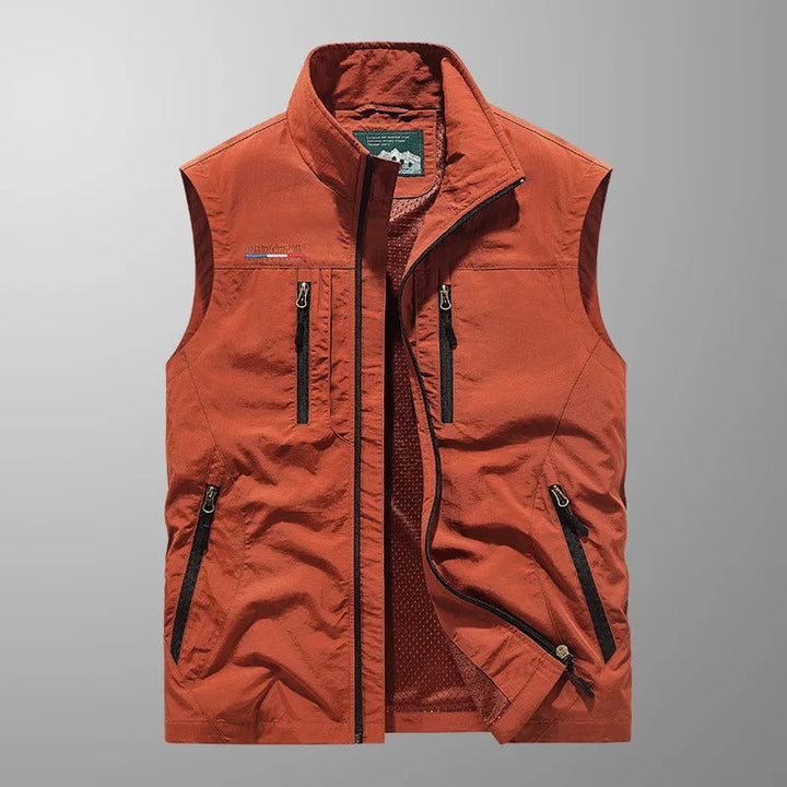 Seth™ | Breathable Cargo Waistcoat with Multiple Pockets