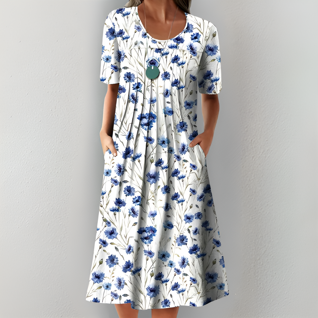 Emilia™ | Classic Floral Dress