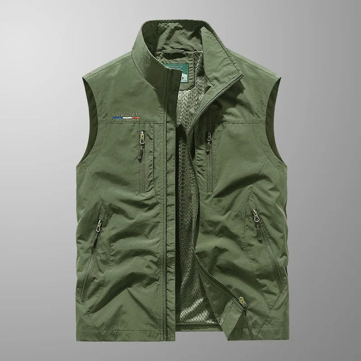 Seth™ | Breathable Cargo Waistcoat with Multiple Pockets