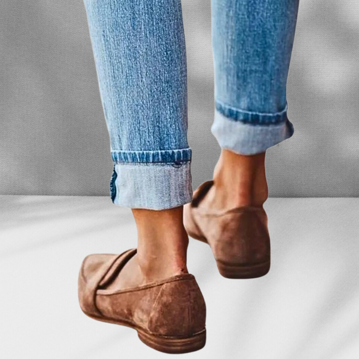Melanie™ | Pointed Toe Suede Loafers