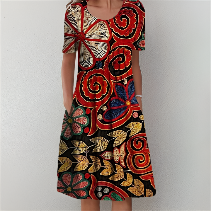 Emilia™ | Classic Floral Dress