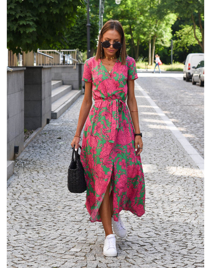 Arlene™ | Wrap Dress with Floral Print
