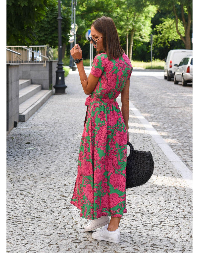 Arlene™ | Wrap Dress with Floral Print