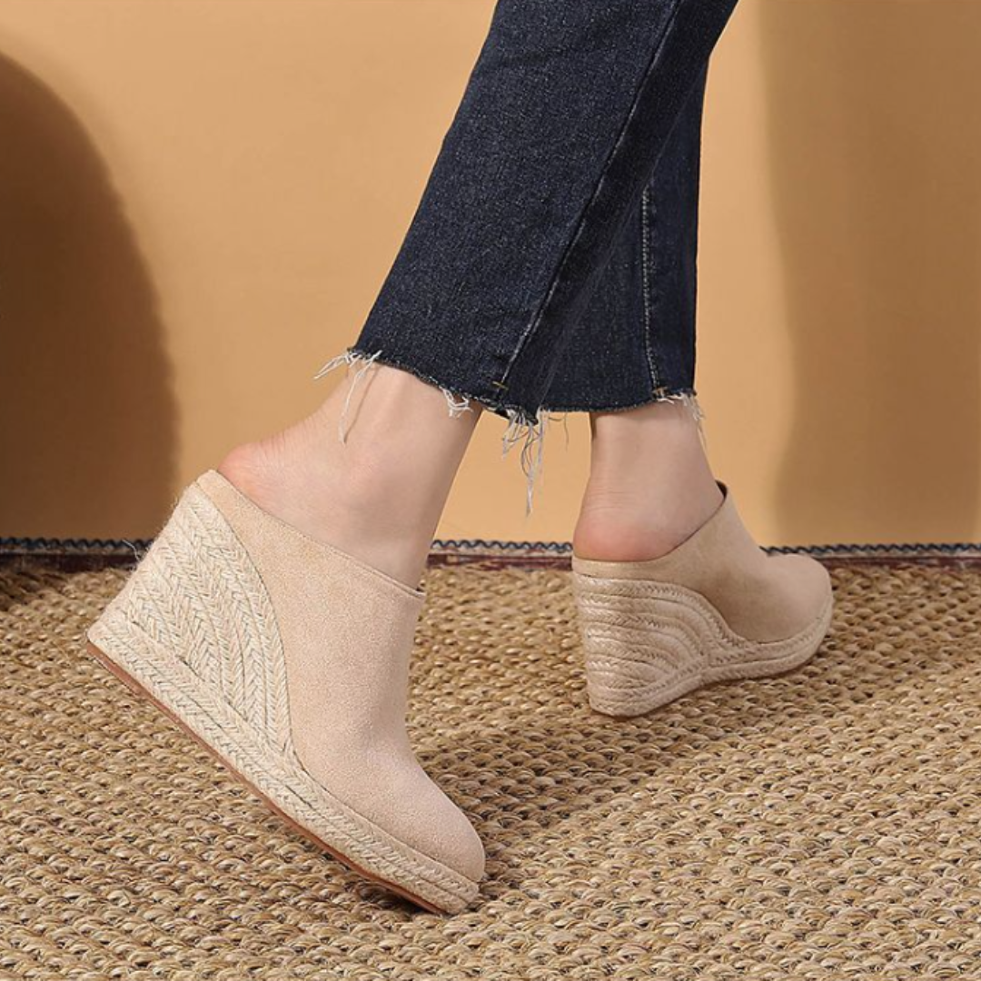 Abigail™ | Classic Wedge Mules