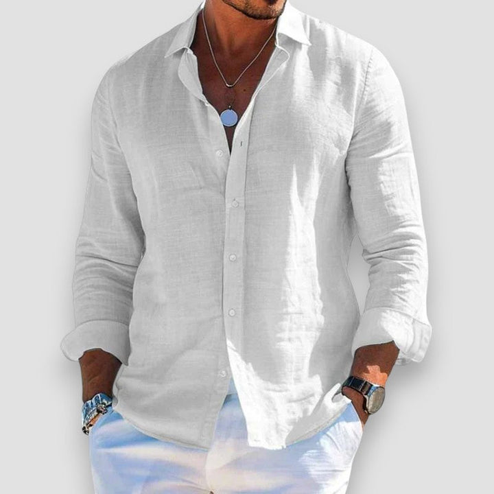 George™ | Airy Casual Shirt with Button Placket