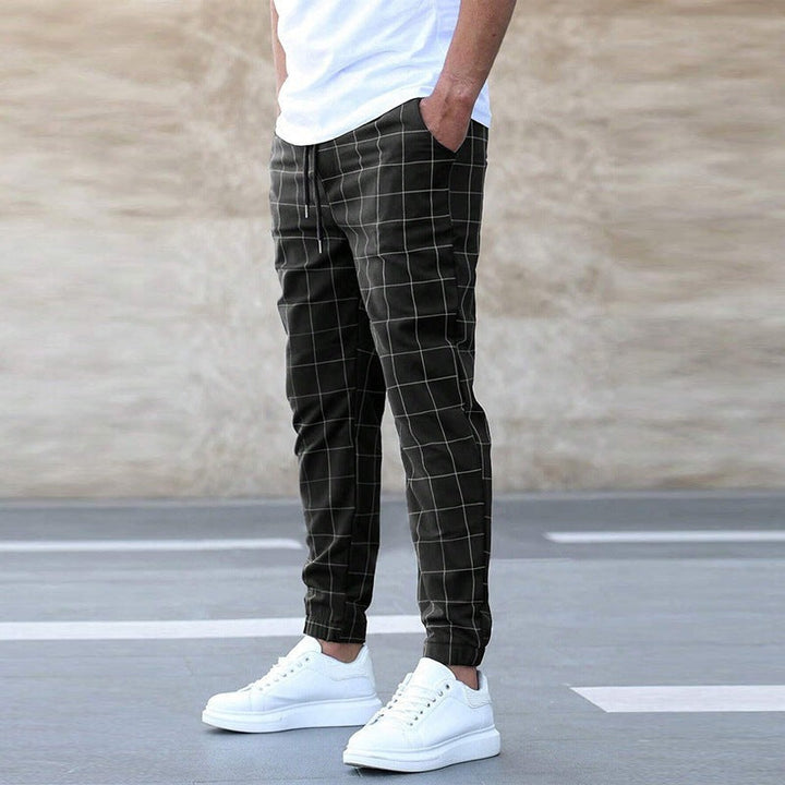 Jorge™ | Men's Checked Jogger Trousers