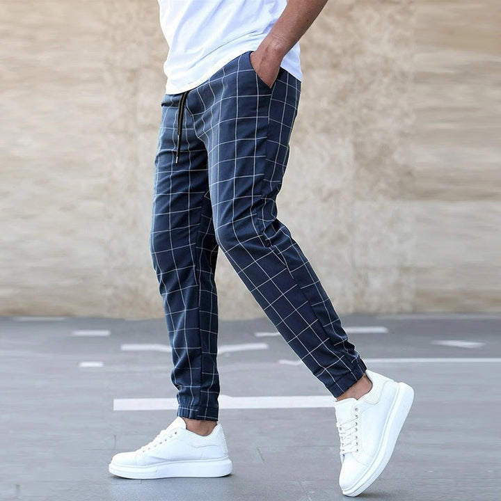 Jorge™ | Men's Checked Jogger Trousers