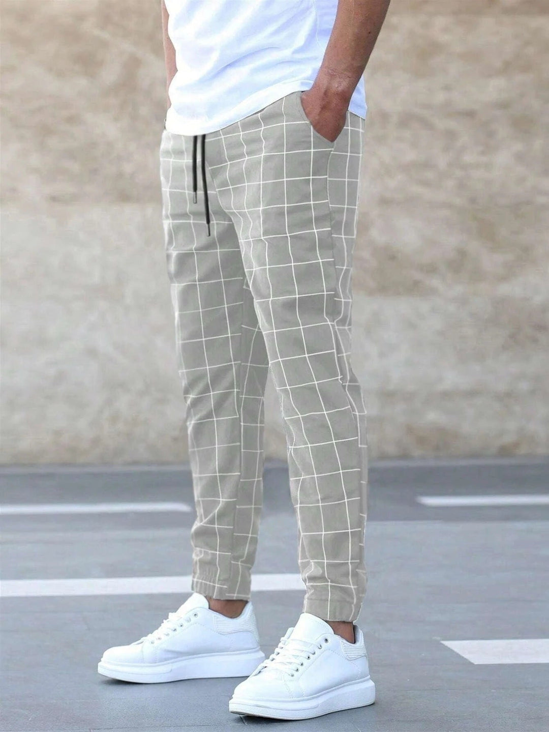 Jorge™ | Men's Checked Jogger Trousers