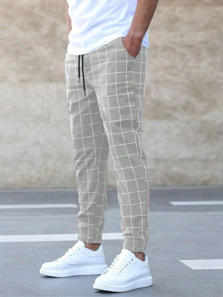 Jorge™ | Men's Checked Jogger Trousers