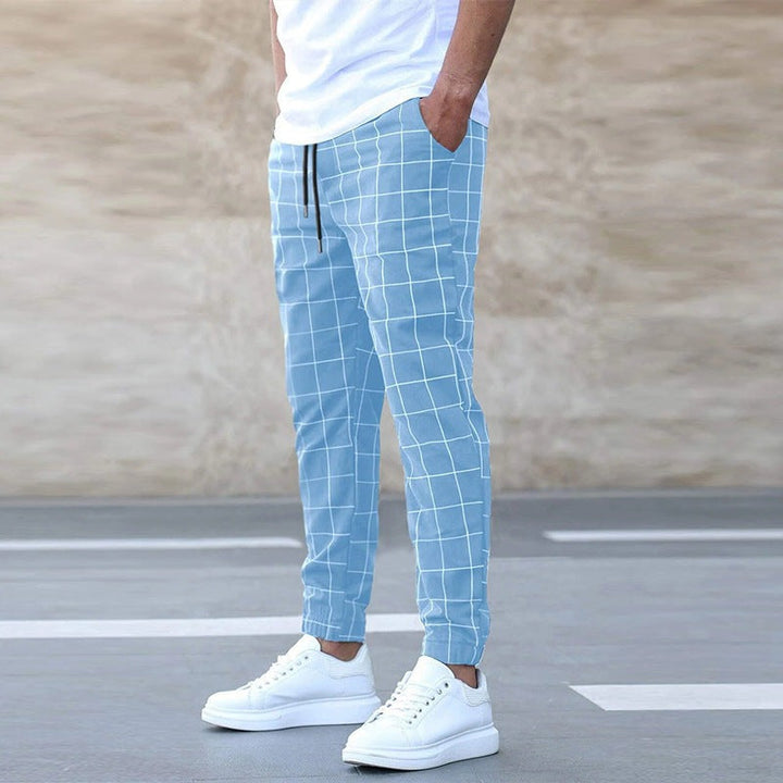 Jorge™ | Men's Checked Jogger Trousers