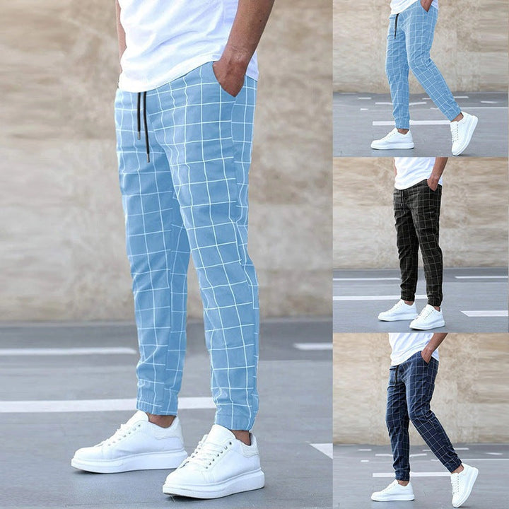 Jorge™ | Men's Checked Jogger Trousers