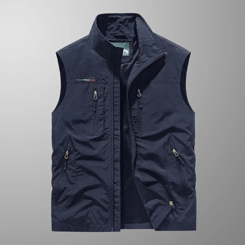 Seth™ | Breathable Cargo Waistcoat with Multiple Pockets
