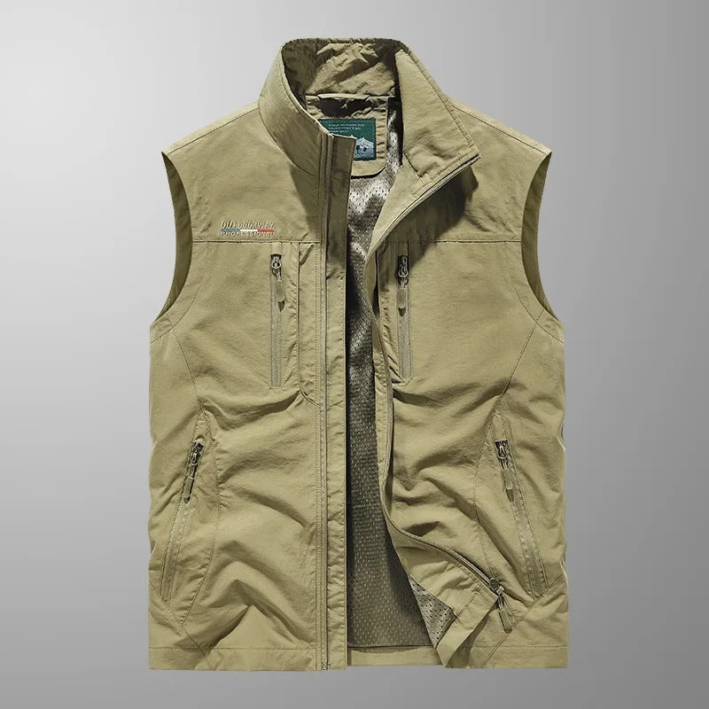 Seth™ | Breathable Cargo Waistcoat with Multiple Pockets