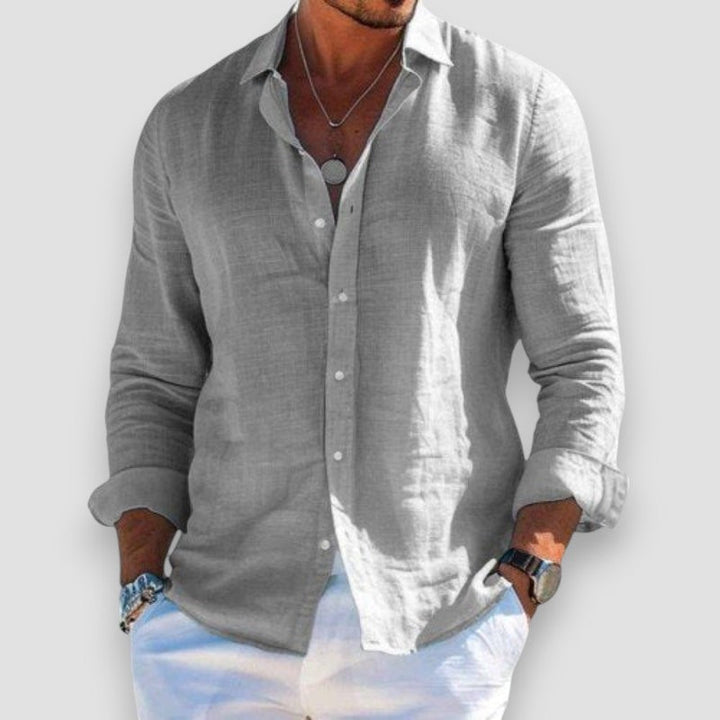 George™ | Airy Casual Shirt with Button Placket