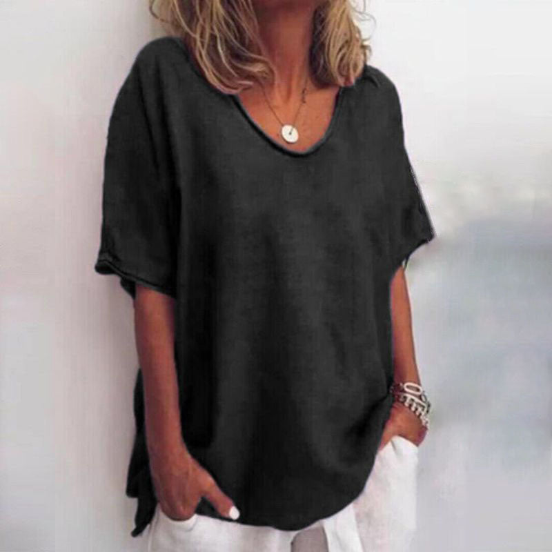 Odessa™ | Comfortable Loose Blouse with Tummy Coverage