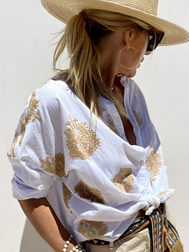Brianna™ | Ibiza Style Chic Blouse