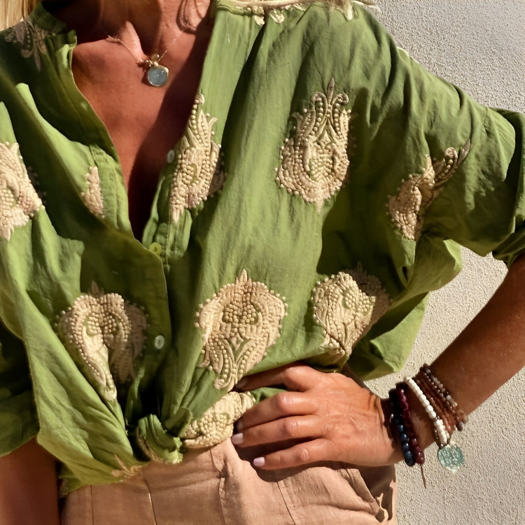 Brianna™ | Ibiza Style Chic Blouse
