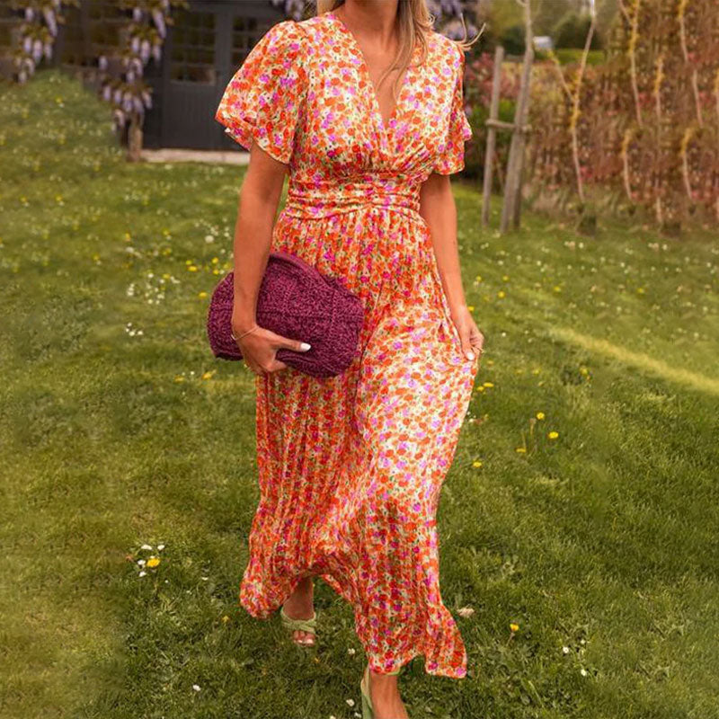 Ariella™ | Classic V-Neck Dress