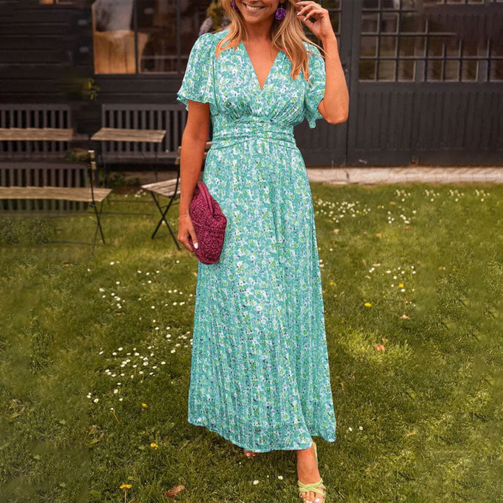 Ariella™ | Classic V-Neck Dress