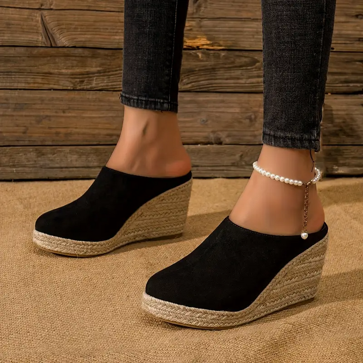 Abigail™ | Classic Wedge Mules